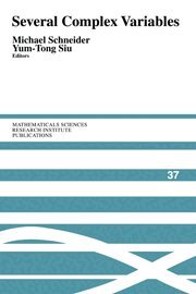 Michael Schneider, Yum-Tong Siu - Several Complex Variables, Häftad