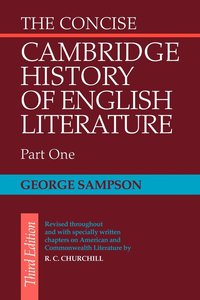 bokomslag Concise Cambridge History of English             Literature