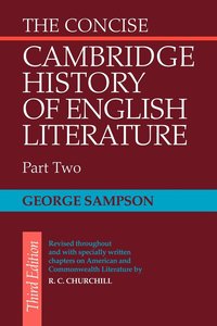 bokomslag Concise Cambridge History Of English             Literature