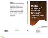 bokomslag Situation Cognition and Coherence in Personality