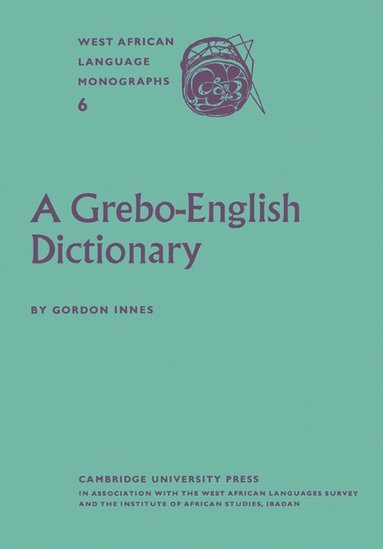 bokomslag A Grebo-English Dictionary