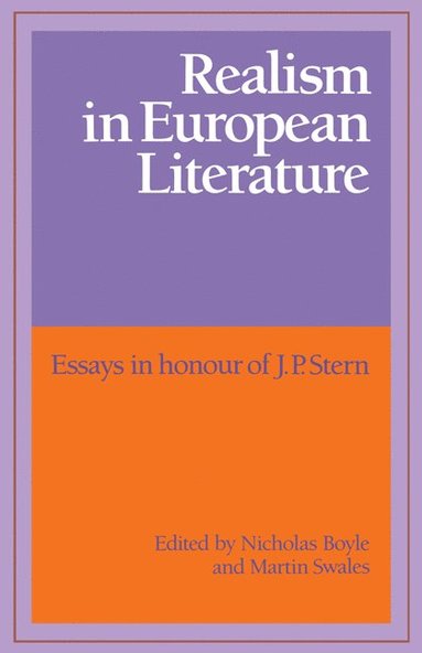 bokomslag Realism in European Literature