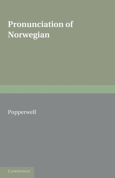 bokomslag Pronunciation of Norwegian