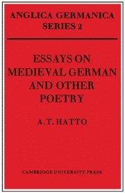 bokomslag Essays on Medieval German and Other Poetry