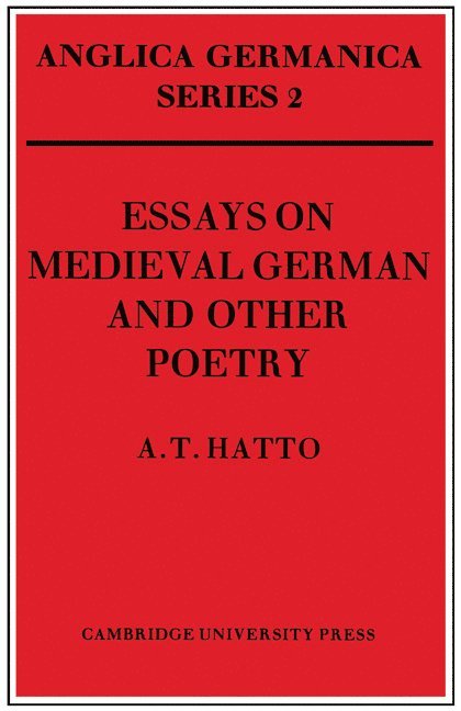 Essays on Medieval German and Other Poetry 1