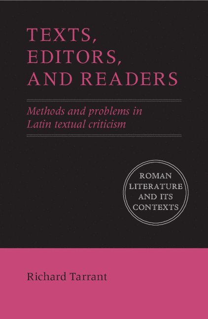 Texts, Editors, and Readers 1