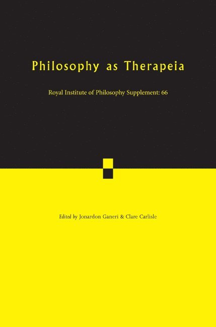 Philosophy as Therapeia 1