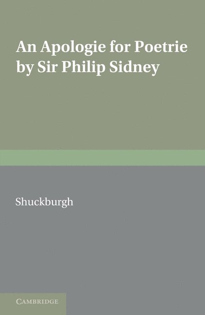 An Apologie for Poetrie by Sir Philip Sidney 1
