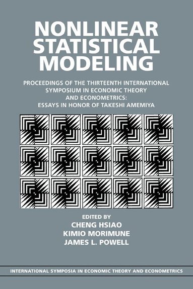 Cheng Hsiao, Kimio Morimune, James L. Powell - Nonlinear Statistical Modeling, Häftad