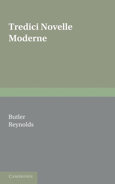 Tredici Novelle Moderne 1