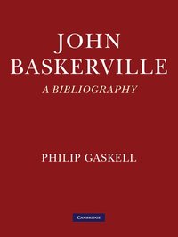 bokomslag John Baskerville: A Bibliography