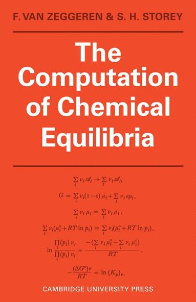 bokomslag The Computation of Chemical Equilibria