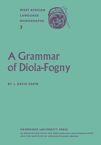 bokomslag A Grammar of Diola-Fogny