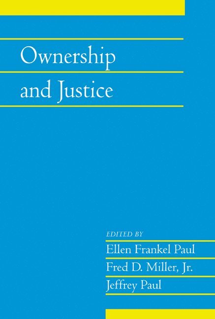 Ownership and Justice: Volume 27, Part 1 1