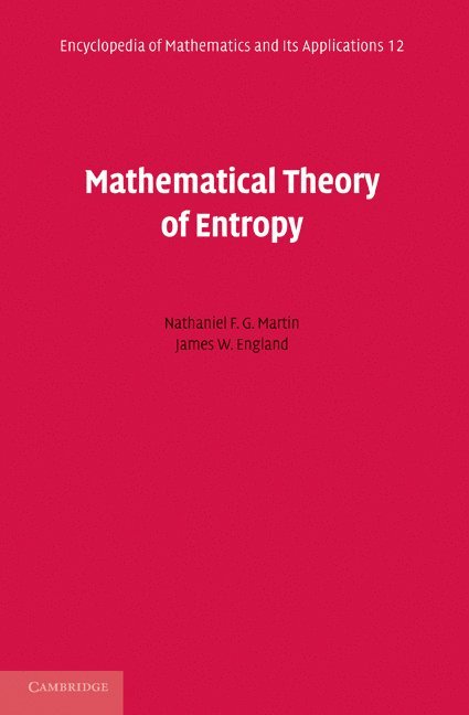 Mathematical Theory of Entropy 1