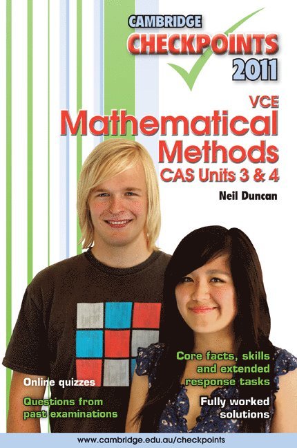 Cambridge Checkpoints VCE Mathematical Methods CAS Units 3 and 4 2011