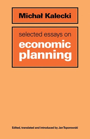 bokomslag Selected Essays on Economic Planning