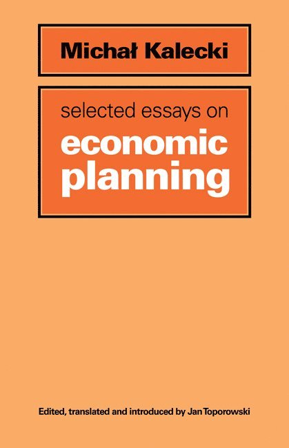 Selected Essays on Economic Planning 1