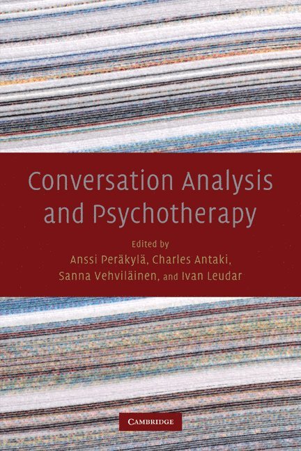 Conversation Analysis and Psychotherapy 1
