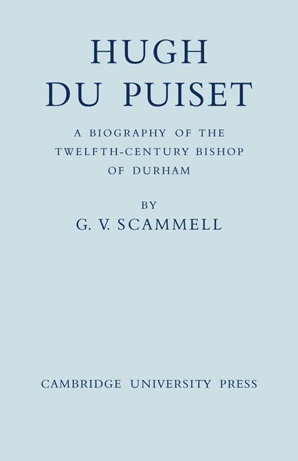 G. V. Scammell, Geoffrey Vaughn Scammell - Hugh Du Puiset, Häftad