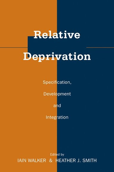 Iain Walker, Heather J. Smith - Relative Deprivation, Häftad