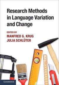bokomslag Research Methods in Language Variation and Change
