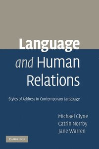 bokomslag Language and Human Relations