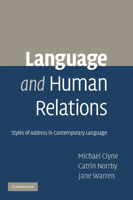 Language and Human Relations 1