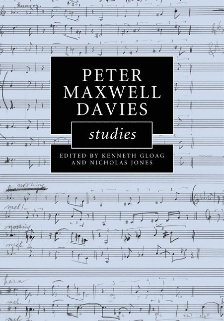 Peter Maxwell Davies Studies 1