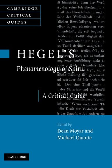 Dean Moyar, Michael Quante - Hegel's Phenomenology of Spirit, Häftad