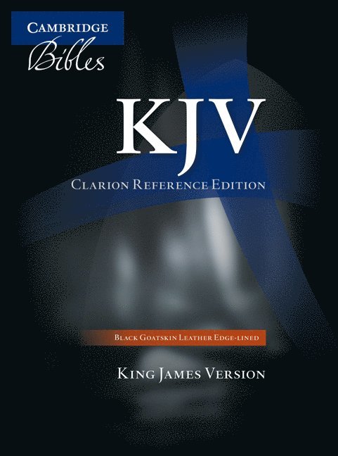 KJV Clarion Reference Bible, Black Edge-lined Goatskin Leather, KJ486:XE Black Goatskin Leather 1