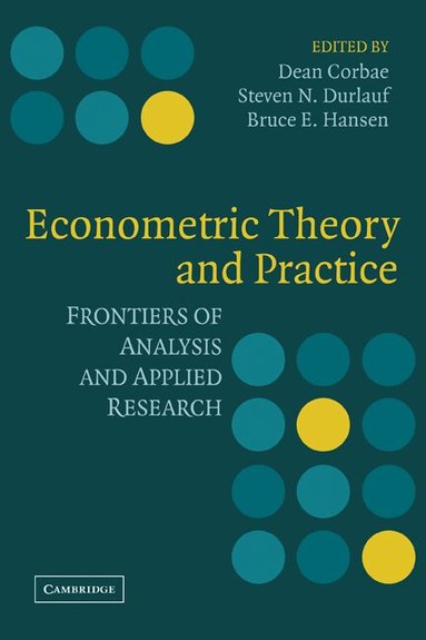 Dean Corbae, Steven N. Durlauf, Bruce E. Hansen - Econometric Theory and Practice, Häftad