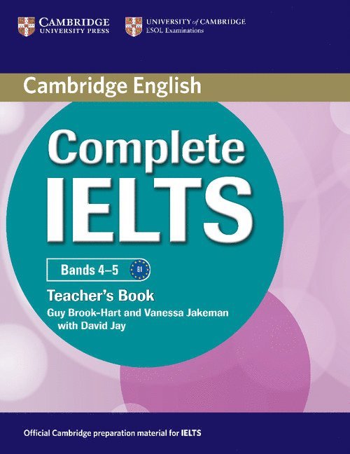 Guy Brook-Hart, Vanessa Jakeman - Complete IELTS Bands 4-5 Teacher's Book, Häftad
