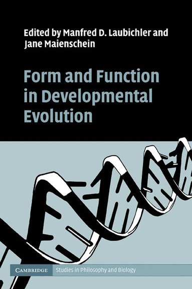 bokomslag Form and Function in Developmental Evolution