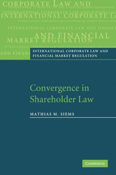 bokomslag Convergence in Shareholder Law