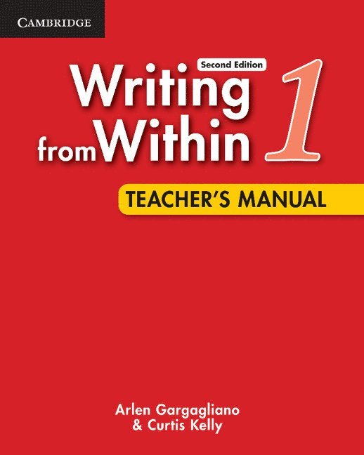 Writing from Within Level 1 Teacher's Manual 1