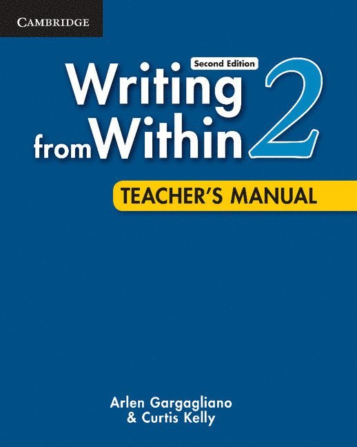 Writing from Within Level 2 Teacher's Manual 1