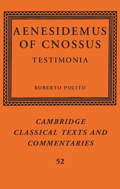 Roberto Polito - Aenesidemus of Cnossus, Inbunden