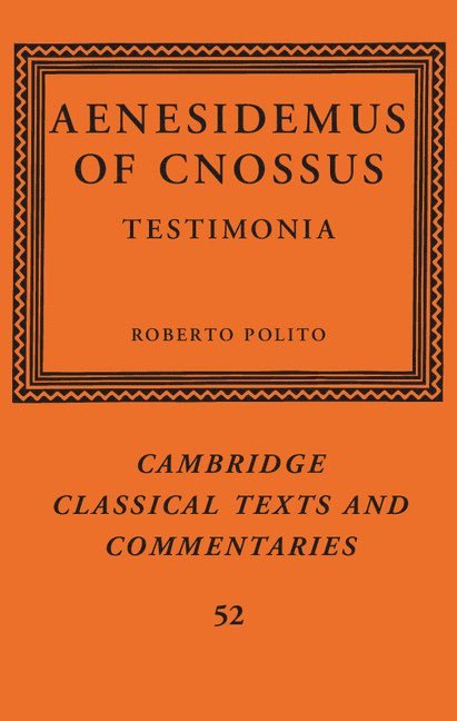 Aenesidemus of Cnossus 1