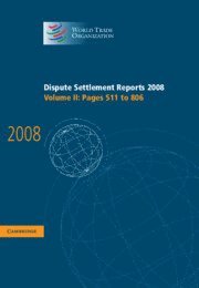 Dispute Settlement Reports 2008: Volume 2, Pages 511-806 1