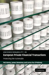 bokomslag Unconscionability in European Private Financial Transactions