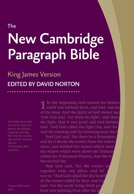 New Cambridge Paragraph Bible, Black Calfskin Leather, KJ595:T Black Calfskin 1