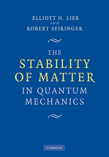The Stability of Matter in Quantum Mechanics 1