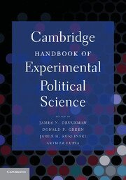 James N. Druckman, Donald P. Greene, James H. Kuklinski, Arthur Lupia - Cambridge Handbook of Experimental Political Science, Inbunden