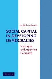 Social Capital in Developing Democracies 1