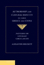 bokomslag Authorship and Cultural Identity in Early Greece and China