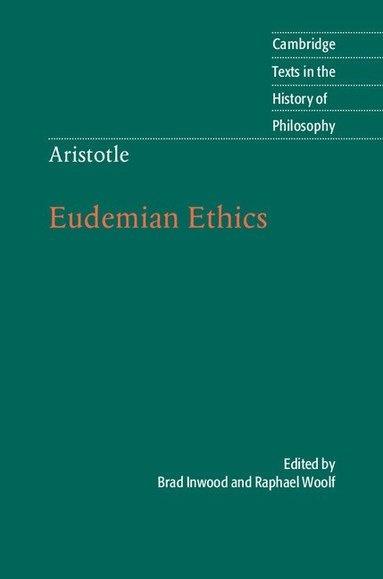 Brad Inwood - Aristotle: Eudemian Ethics, Inbunden