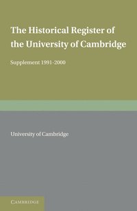 bokomslag The Historical Register of the University of Cambridge