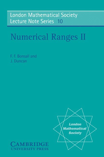 Numerical Ranges II 1