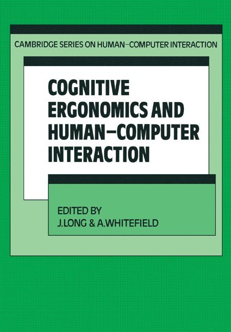 Cognitive Ergonomics and Human-Computer Interaction 1